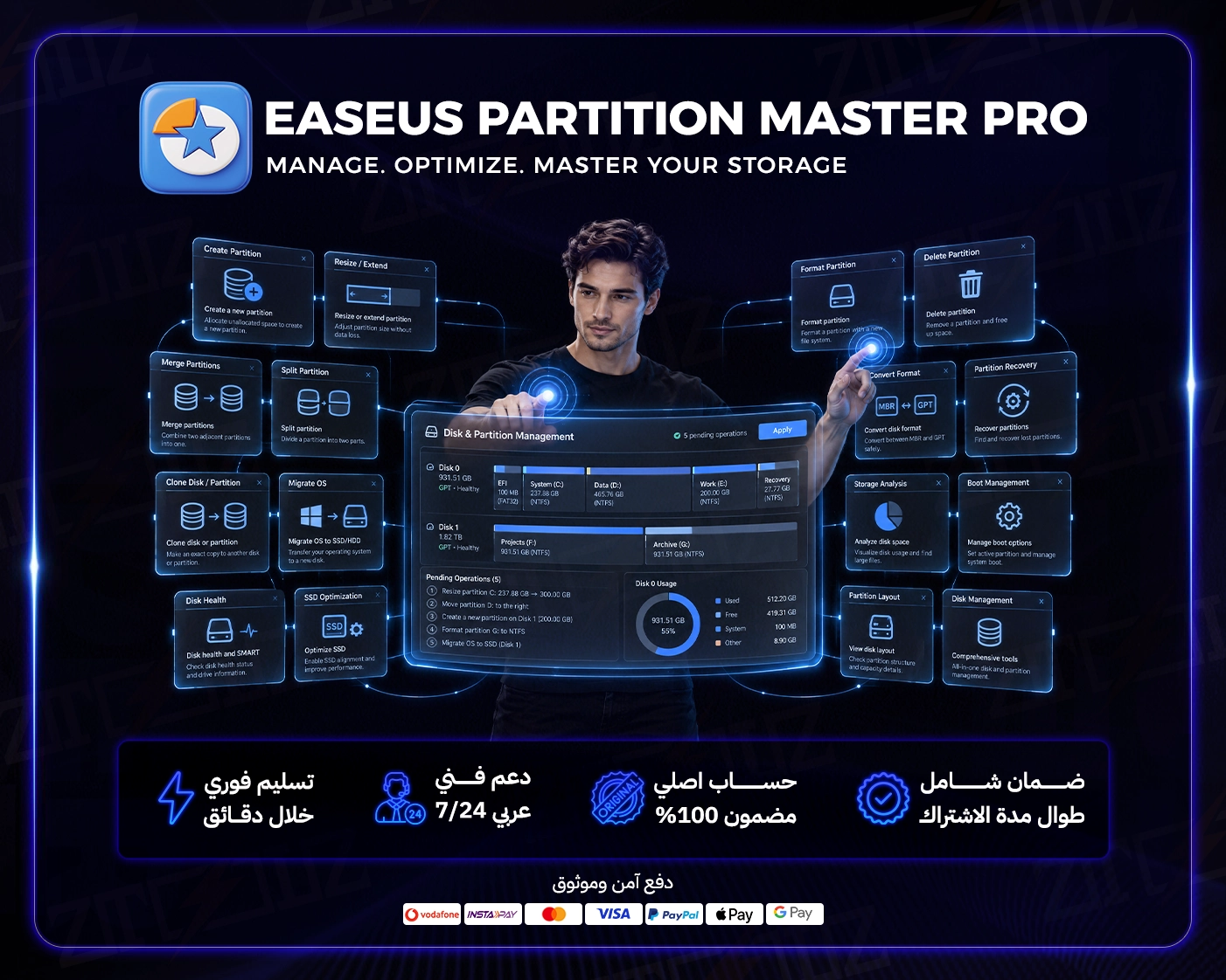 EaseUS Partition Master Pro