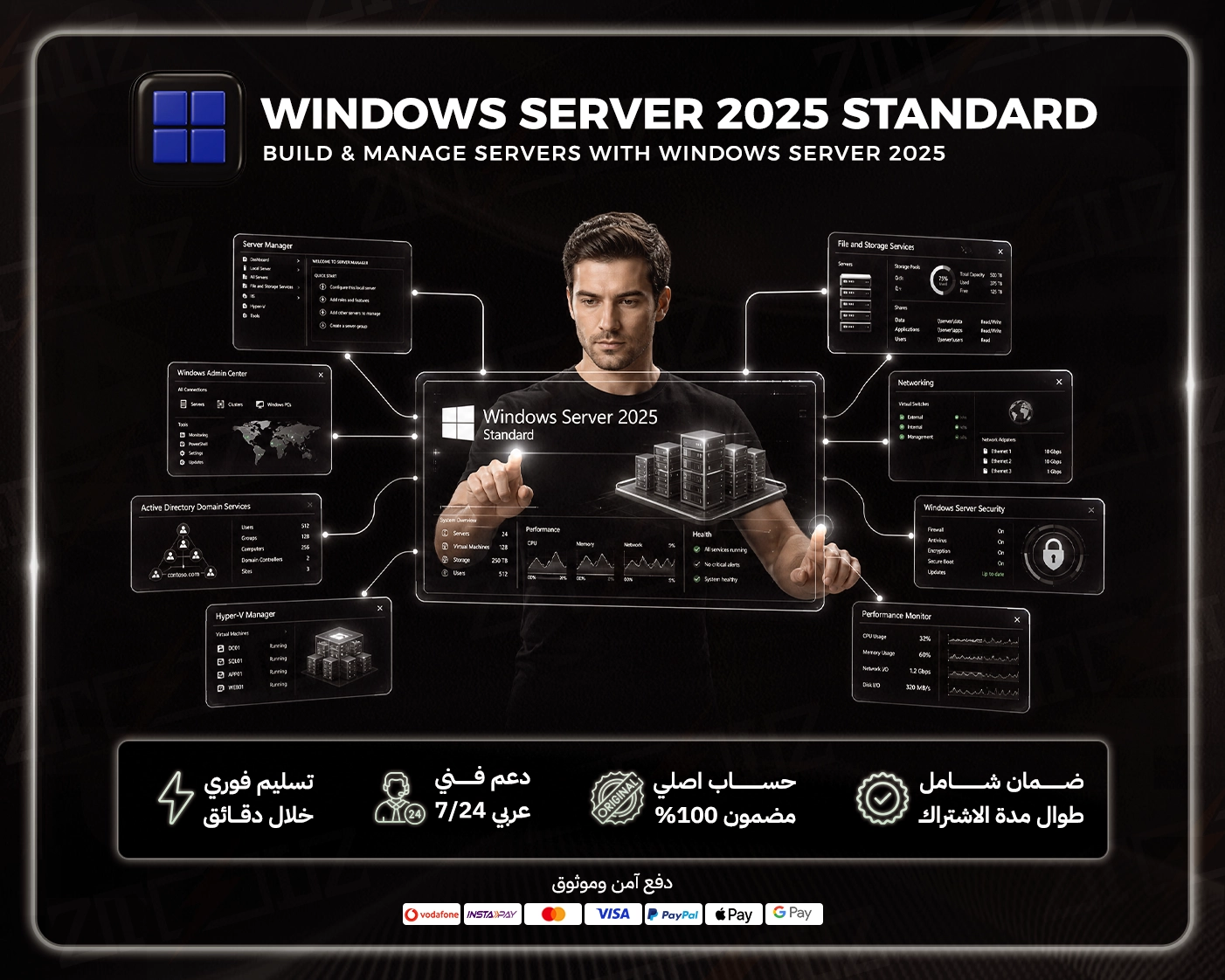 ويندوز سيرفر 2025 ستاندرد