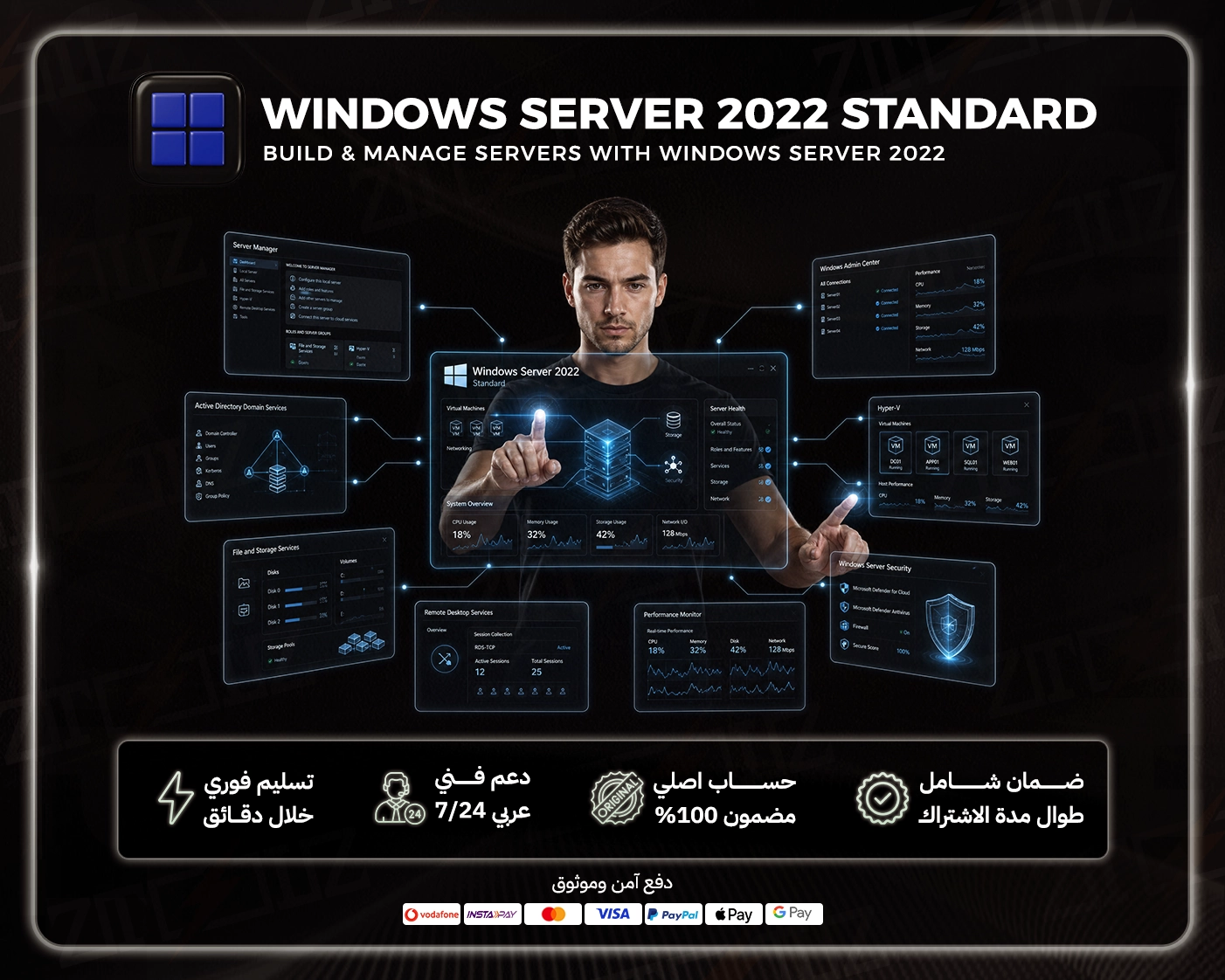 ويندوز سيرفر 2022 ستاندرد